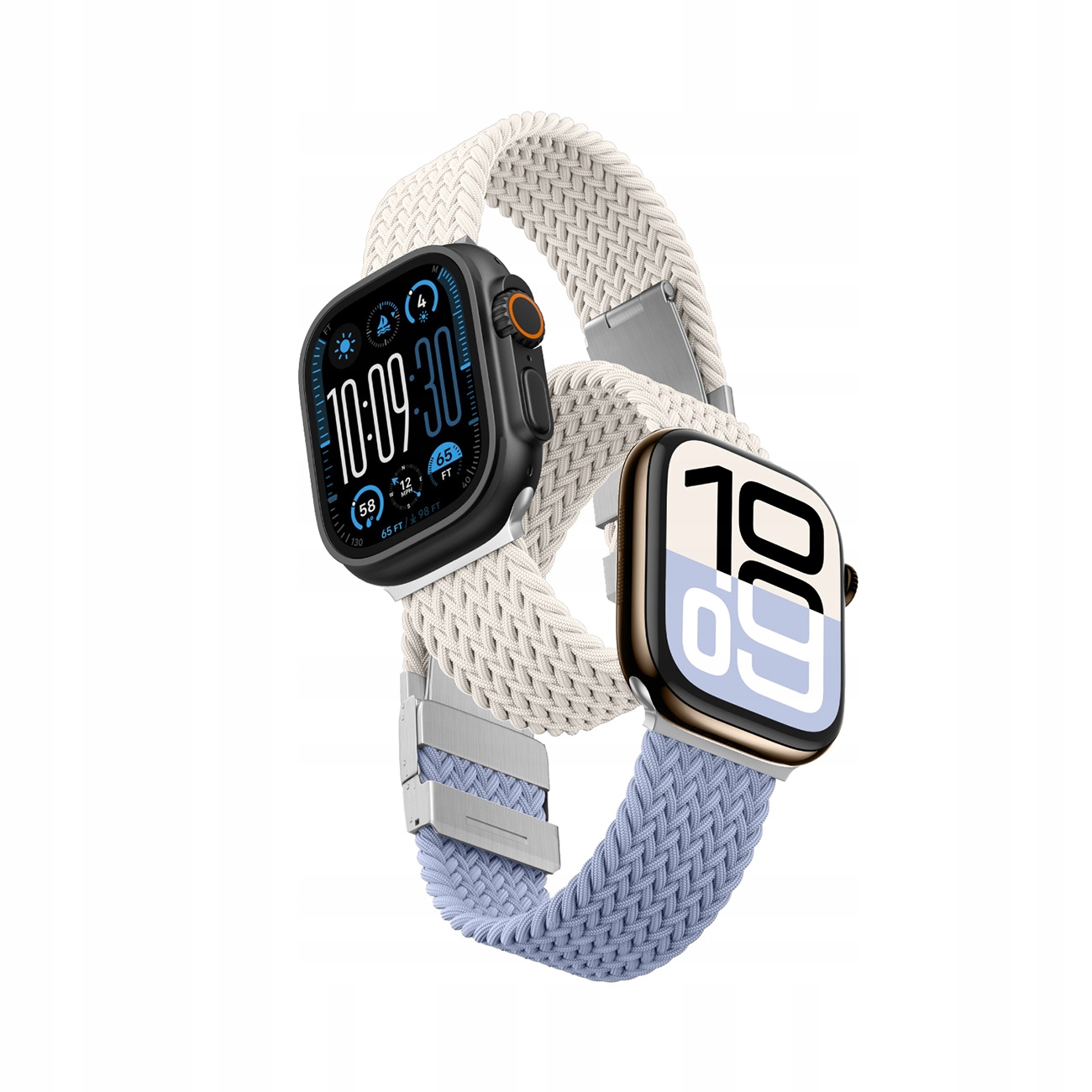 Zestaw 2 pasków Amazingthing Blend Band do Apple Watch 45 46 49 mm gw