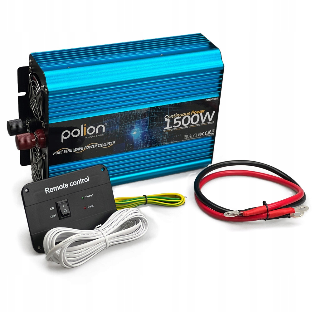 Automobilový menič napätia Dc/ac 12V 230V 1500W Sinus
