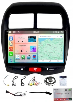 Rádio Navigace Carplay Mitsubishi Asx 2010-2016 Bt Wifi Android 4GB 64GB