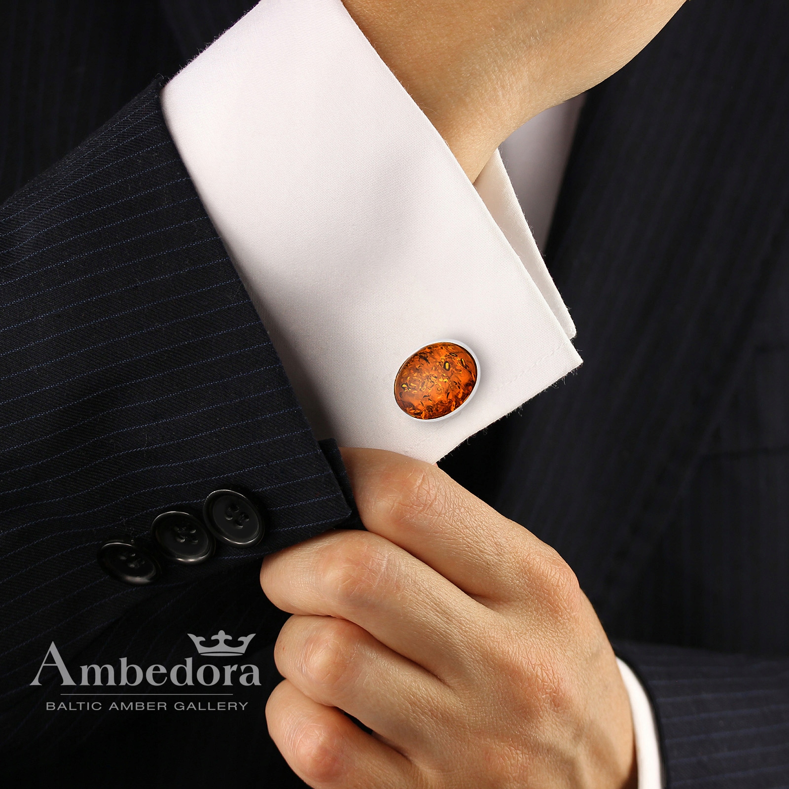 Srebrne Spinki do Mankietów Arawa z Grawerem Materiał srebro