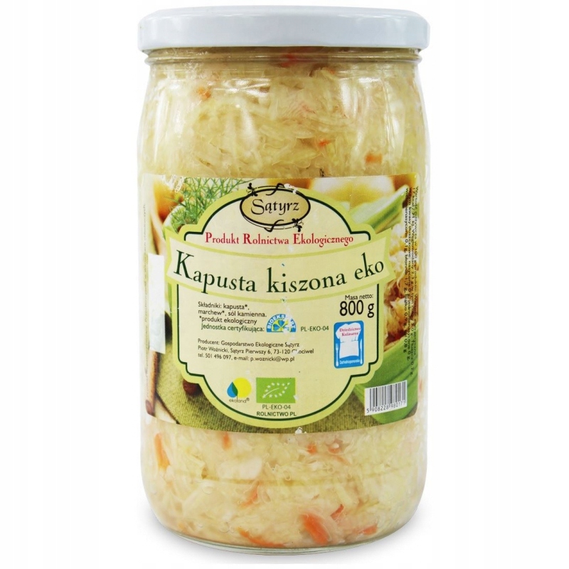 Sątyrz Kysané zelí s mrkví Bio 800 g