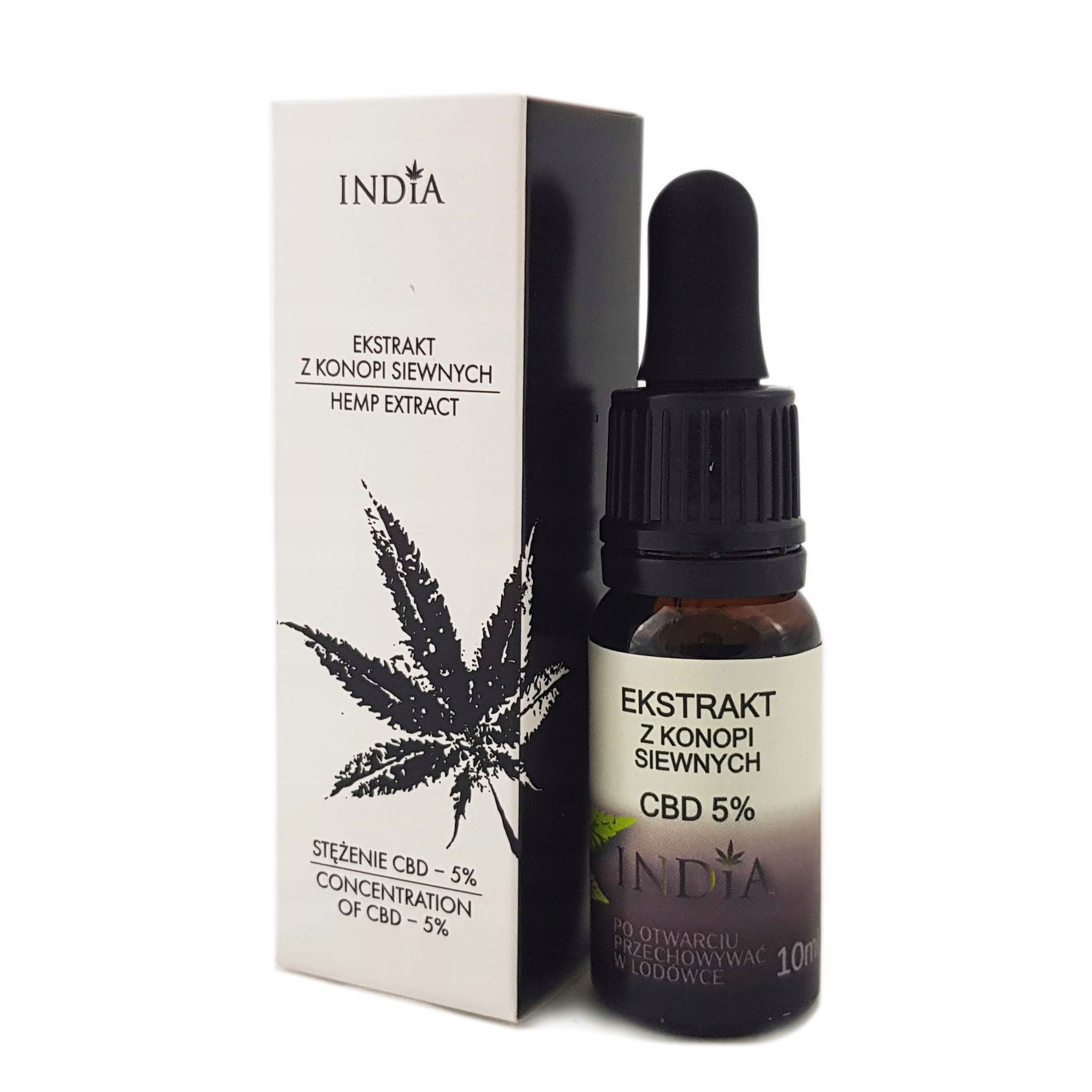 

Olej konopny Cbd 5% Ekstrakt z konopi India