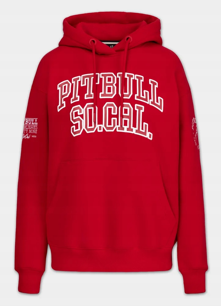 Dámská mikina s kapucí Pitbull Fiora Volnější Pohodlný Střih Oversize S