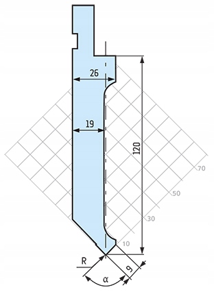 STEMPEL do prasy krawędziowej TYP AMADA/835/NOWY