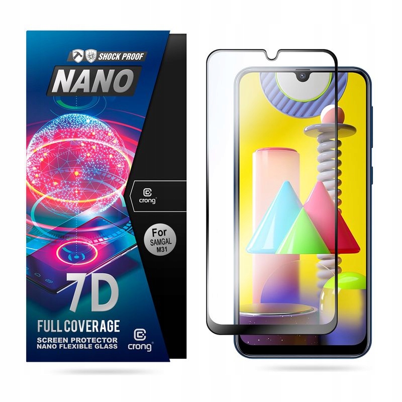 

Crong Szkło hybrydowe 7D Nano Glass do Galaxy M31