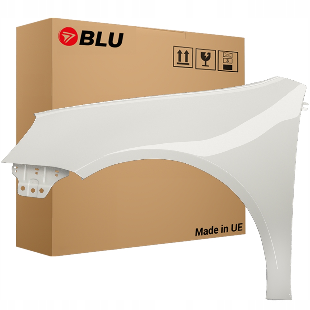 Blu Blatník Vw Golf V 5 LB9A levý bílý 03-09 přední hatchback