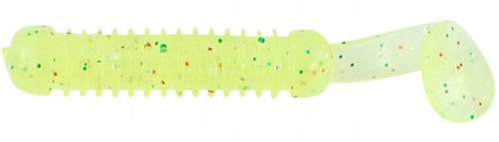Spro Ring Shad Lime Chartreuse Glow 3.5 CM