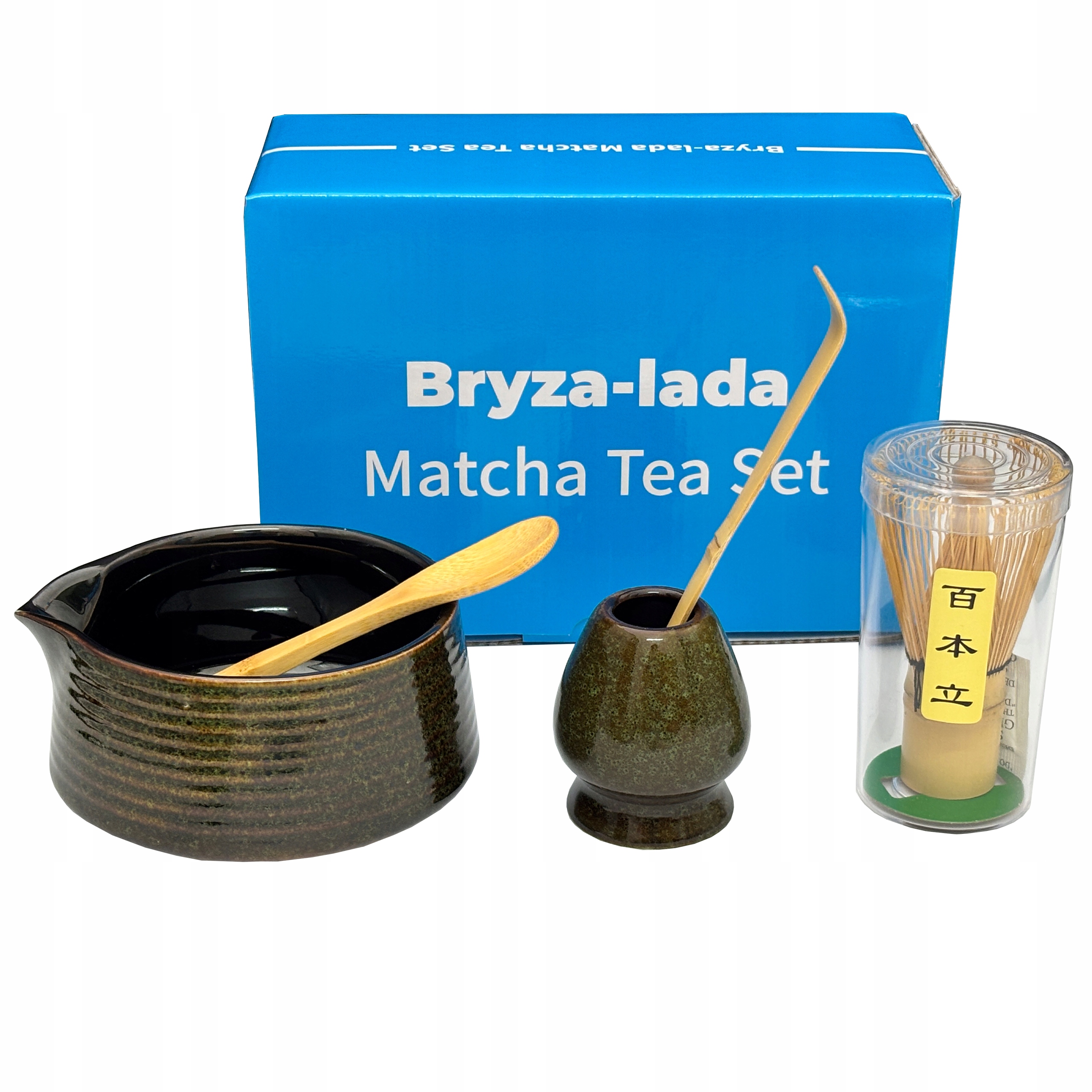 Bryza-Lada Matcha Sada na čaj z bambusu v dárkové krabičce Matcha