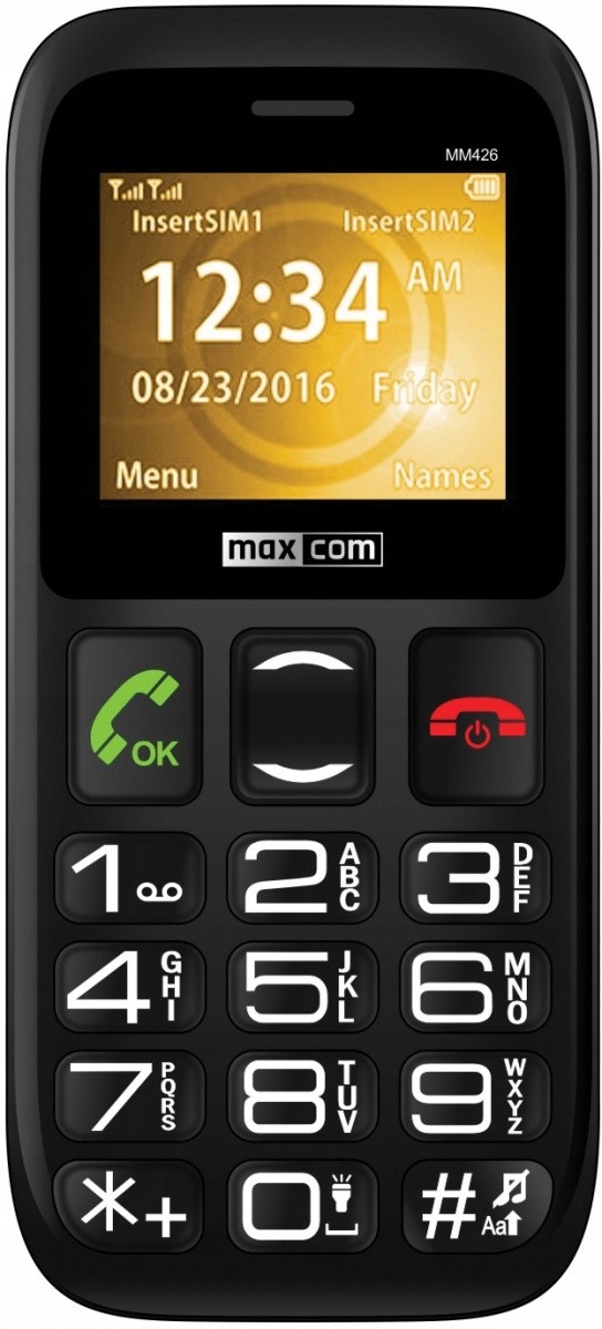 

Telefon komórkowy Maxcom MM426 czarny