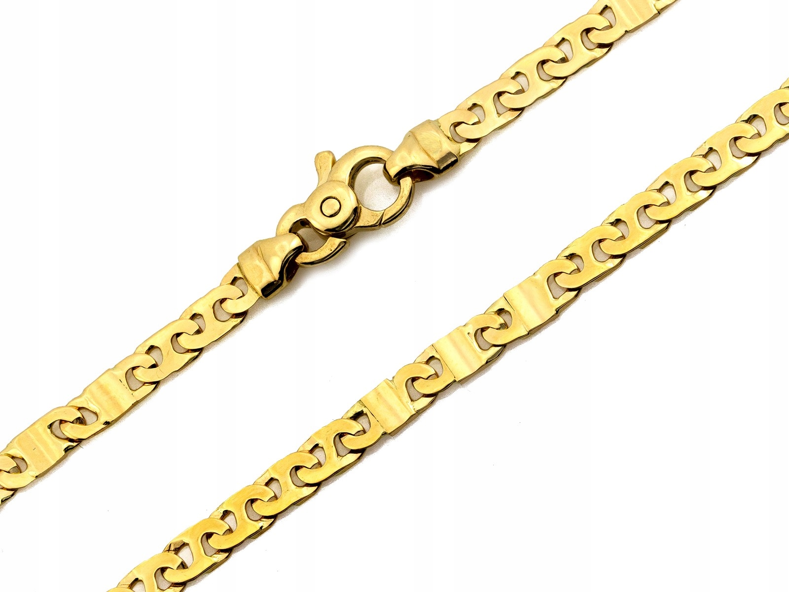 Řetěz ze žlutého zlata 585 14k s elementární vazbou 15.94g 4mm velikost 55 cm