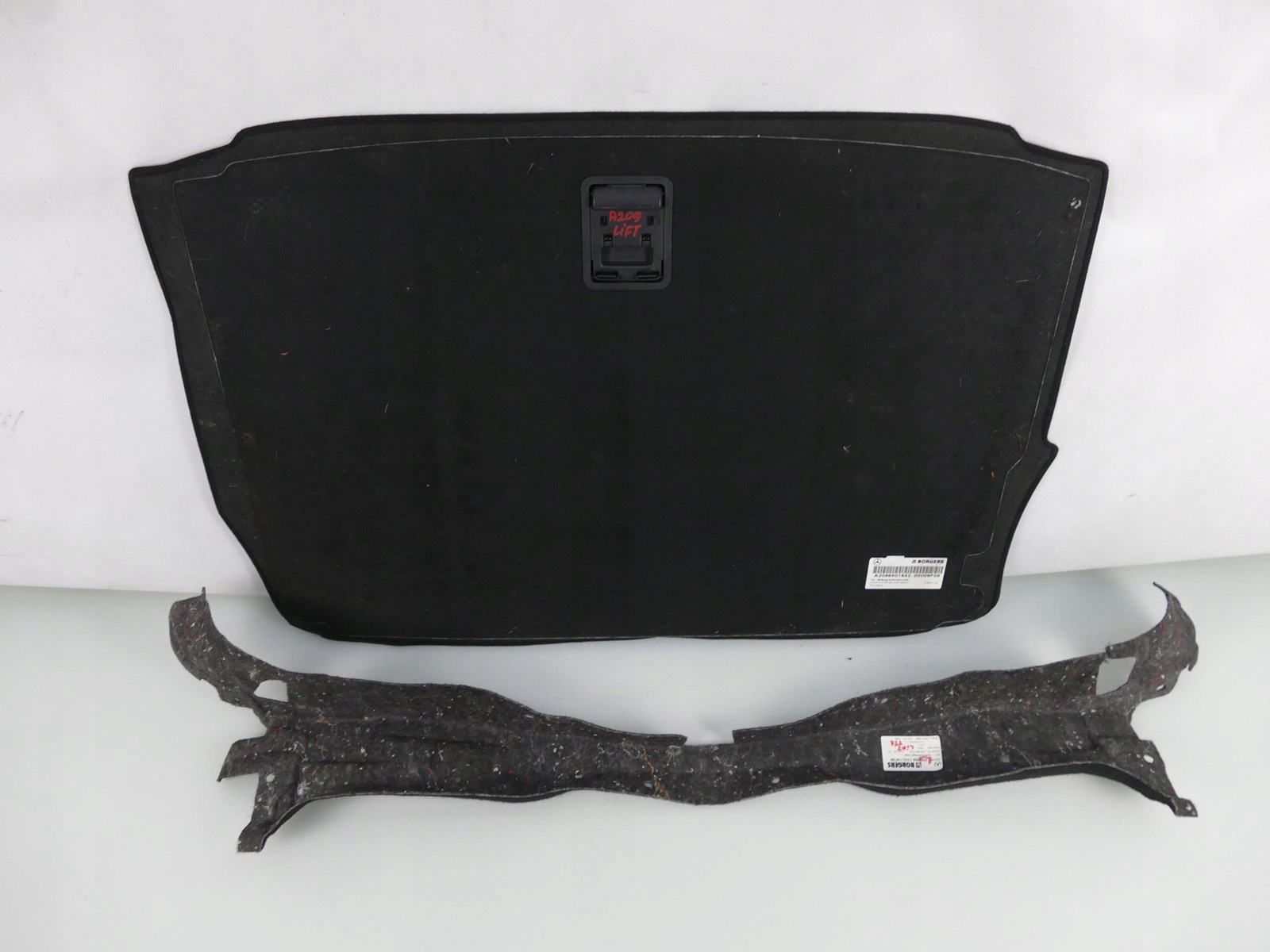 MERCEDES A209 W209 CABRIO mats boot 09r