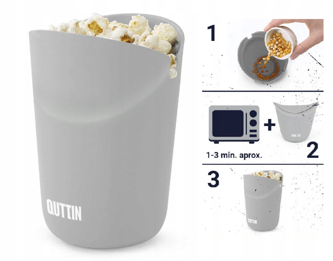 

Maszynka Miska Do Popcornu Silikonowa Składana