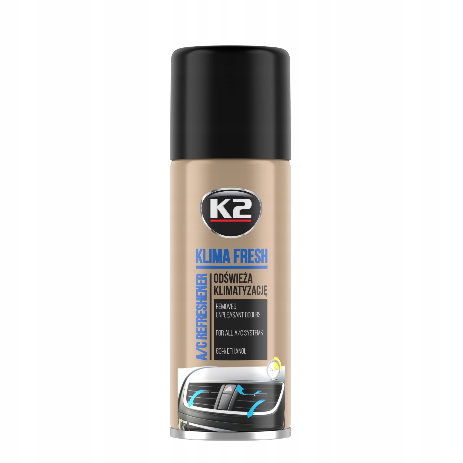 K2 klima fresh do odświeżania klimatyzacji LEMON Producent K2