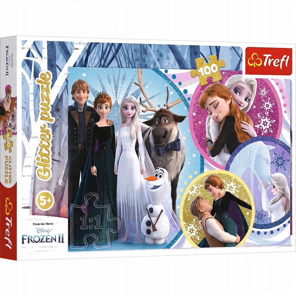 

Puzzle 100 El Brokat W blasku miłości, Trefl 14817