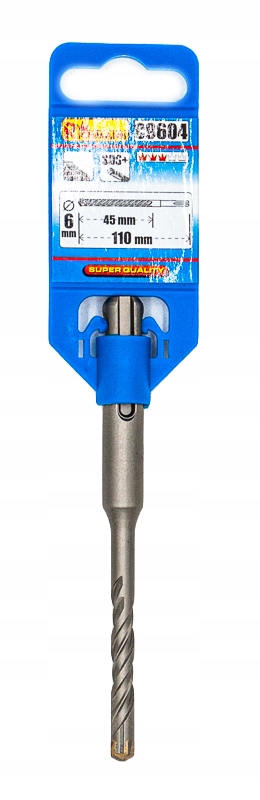 

Wiertło Do Muru Betonu fi 6x110 mm Sds-plus Widia