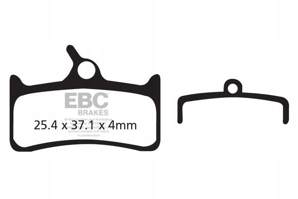 CFA310HH Klocki hamulcowe rowerowe (spiekane) Ebc Brakes