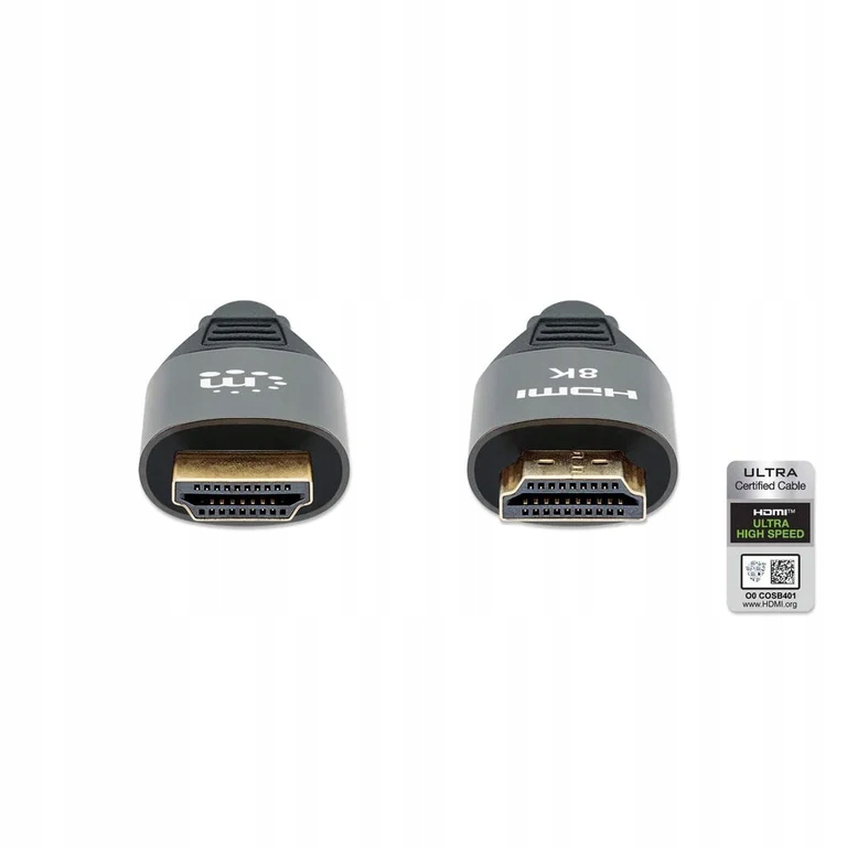 Manhattan 355940 kabel HDMI 2 m HDMI Typu A (Standard) Czarny Model 355940