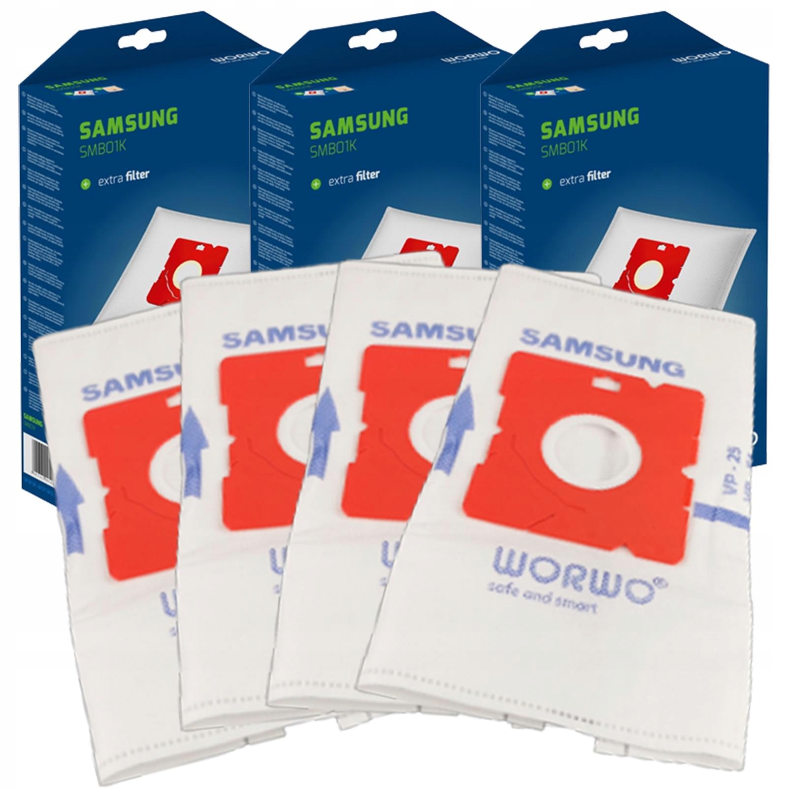 

12x Worki do odkurzacza Samsung Easy 1800W SMB01K