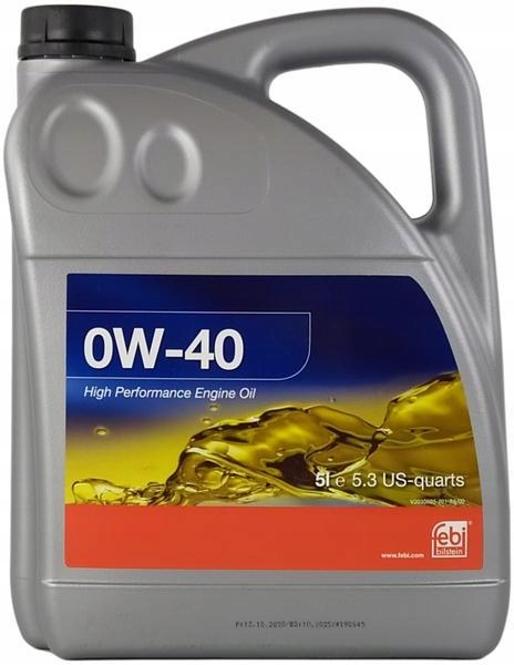 FEBI SYNTHETIC OIL 0W40 A3/B4 SN/CF 5L
