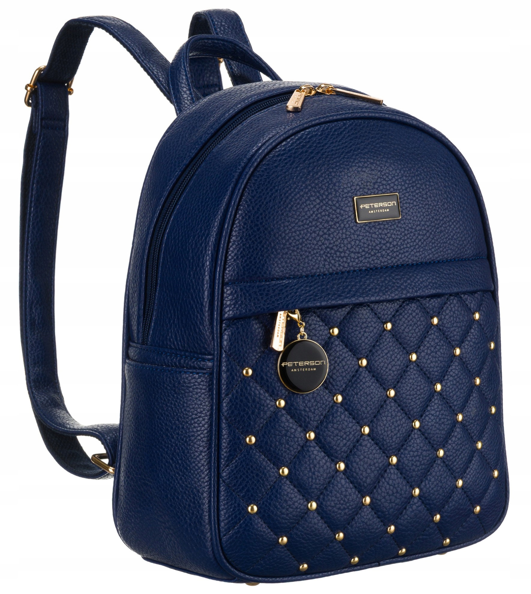 Plecak pikowany plecaczek miejski Peterson damski stylowy modny