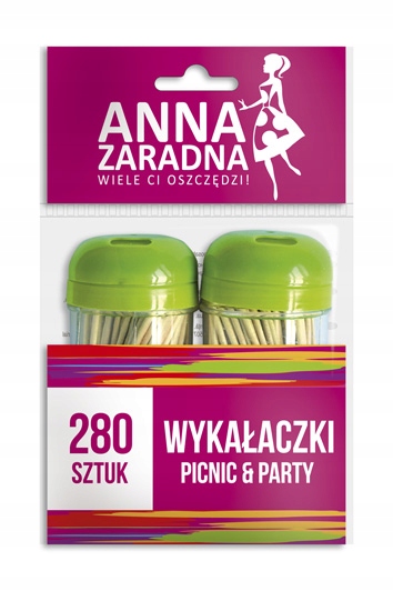 

Anna Zaradna wykałaczki w pojemnikach 280 szt