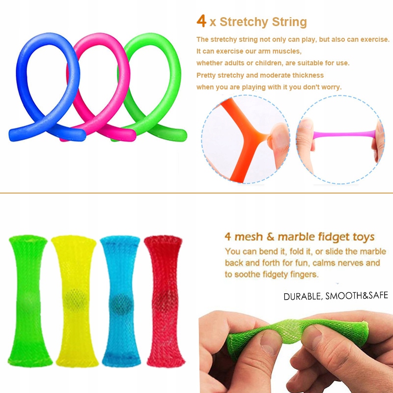 Hand Finger Training Fidget Toys Kids/Adult Sensory Toy For Autism/ ADHD/ ADD 