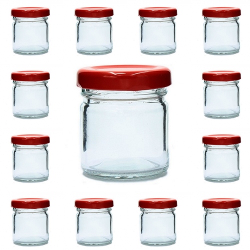 

Słoiki szklane 40 ml komplet 10 szt. + zakrętki