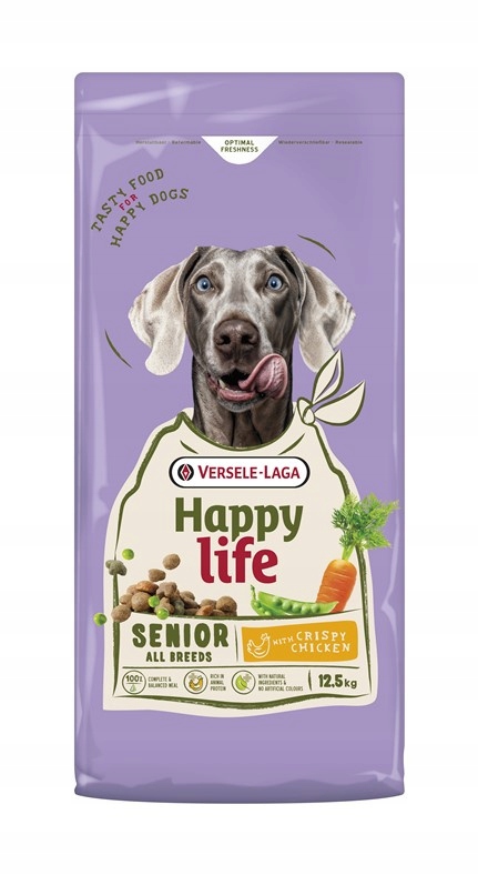 Versele Laga Happy Life Senior Chicken krmivo pro psa seniora 12,5 kg