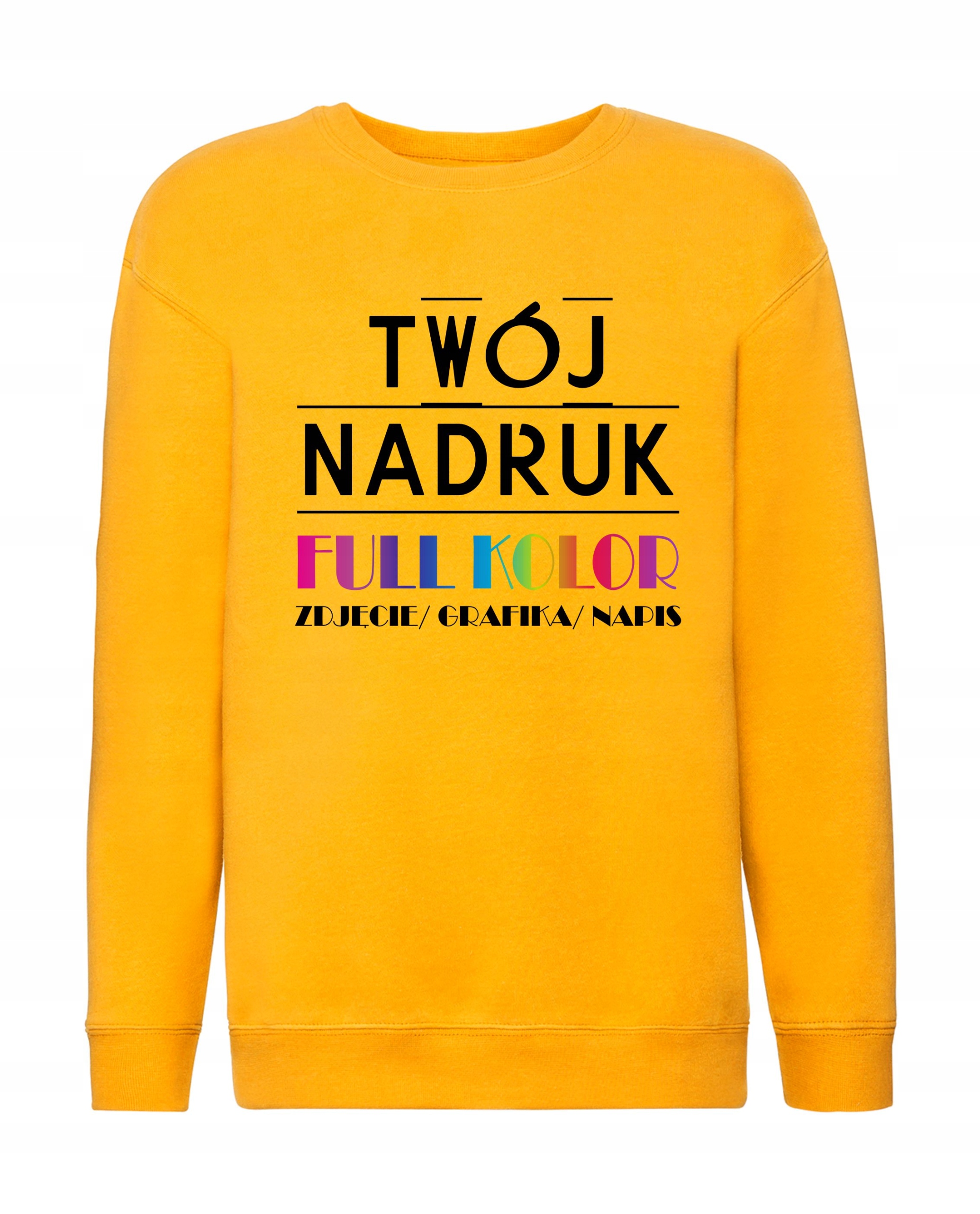 

Bluza bawełniana dziecięca z własnym nadrukiem 128