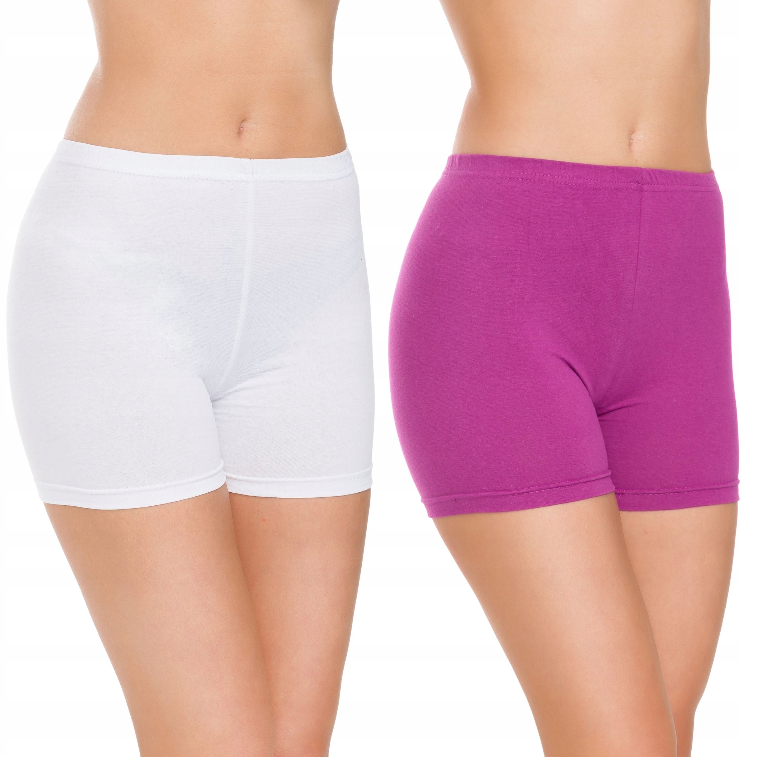 

Dwupak Damskich Bawełnianych Szortów Legginsy L