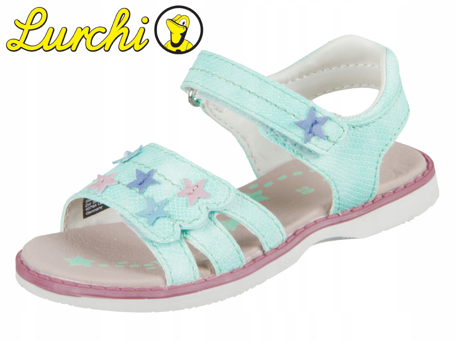 

B262 Dziewczęce Sandały Skórzana Wkładka Lurchi 31