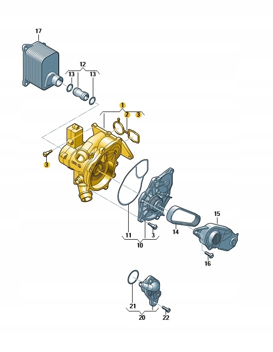 TERMOSTAT PŁYNU CHŁODZĄCEGO CUPRA ORYGINAL OE