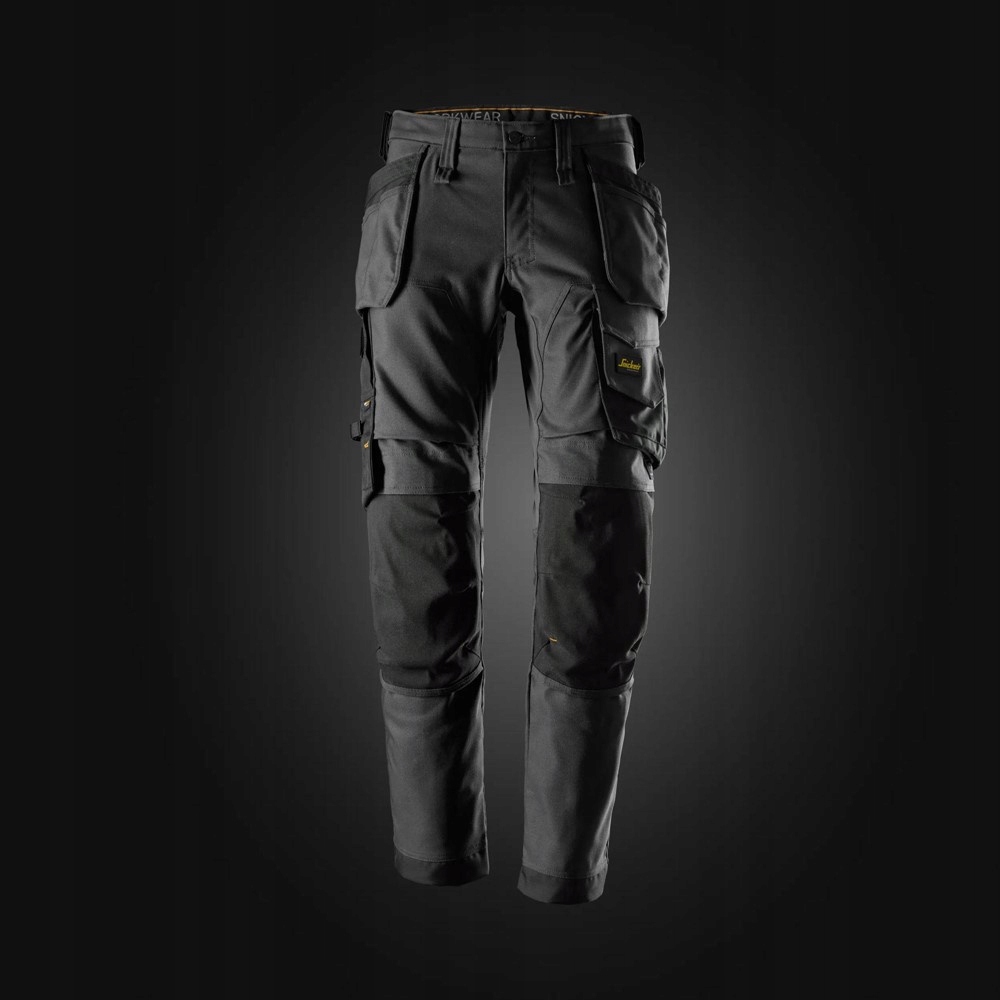 Spodnie robocze Snickers 6244 Canvas Stretch z workami kieszeniowymi 50