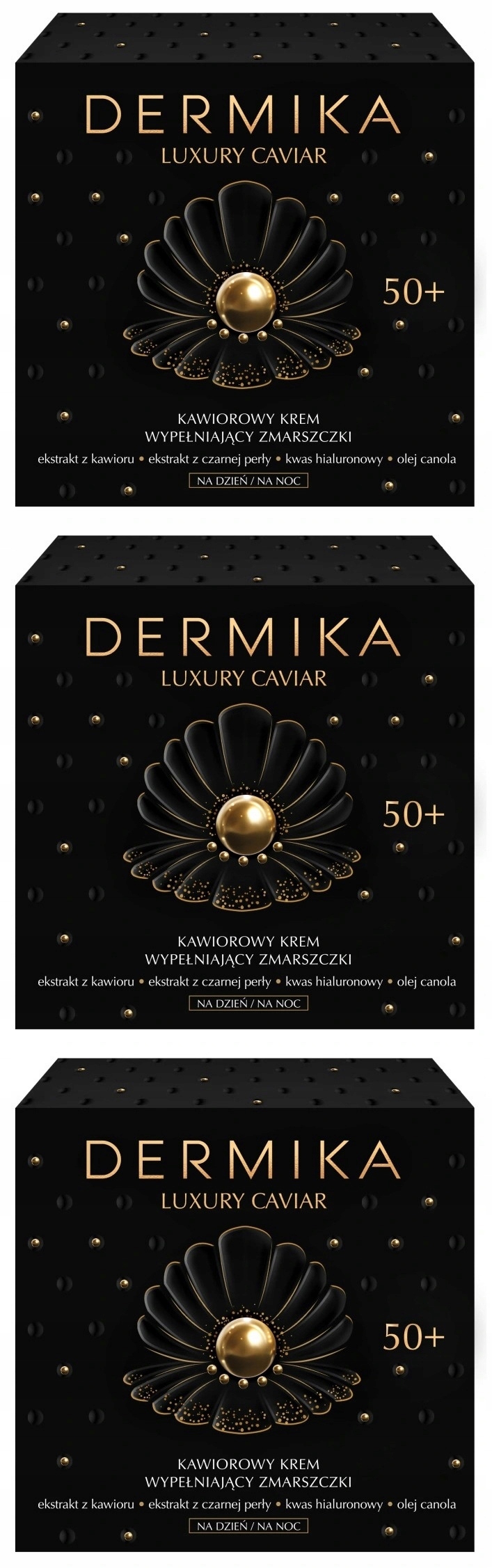 Dermika Caviar Kaviárový vyplňující krém, 3ks