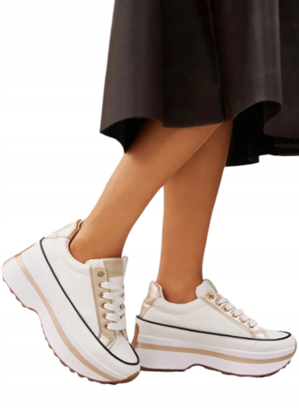 Dámské sportovní tenisky Adidasy Seastar na platformě, bílé, vel.