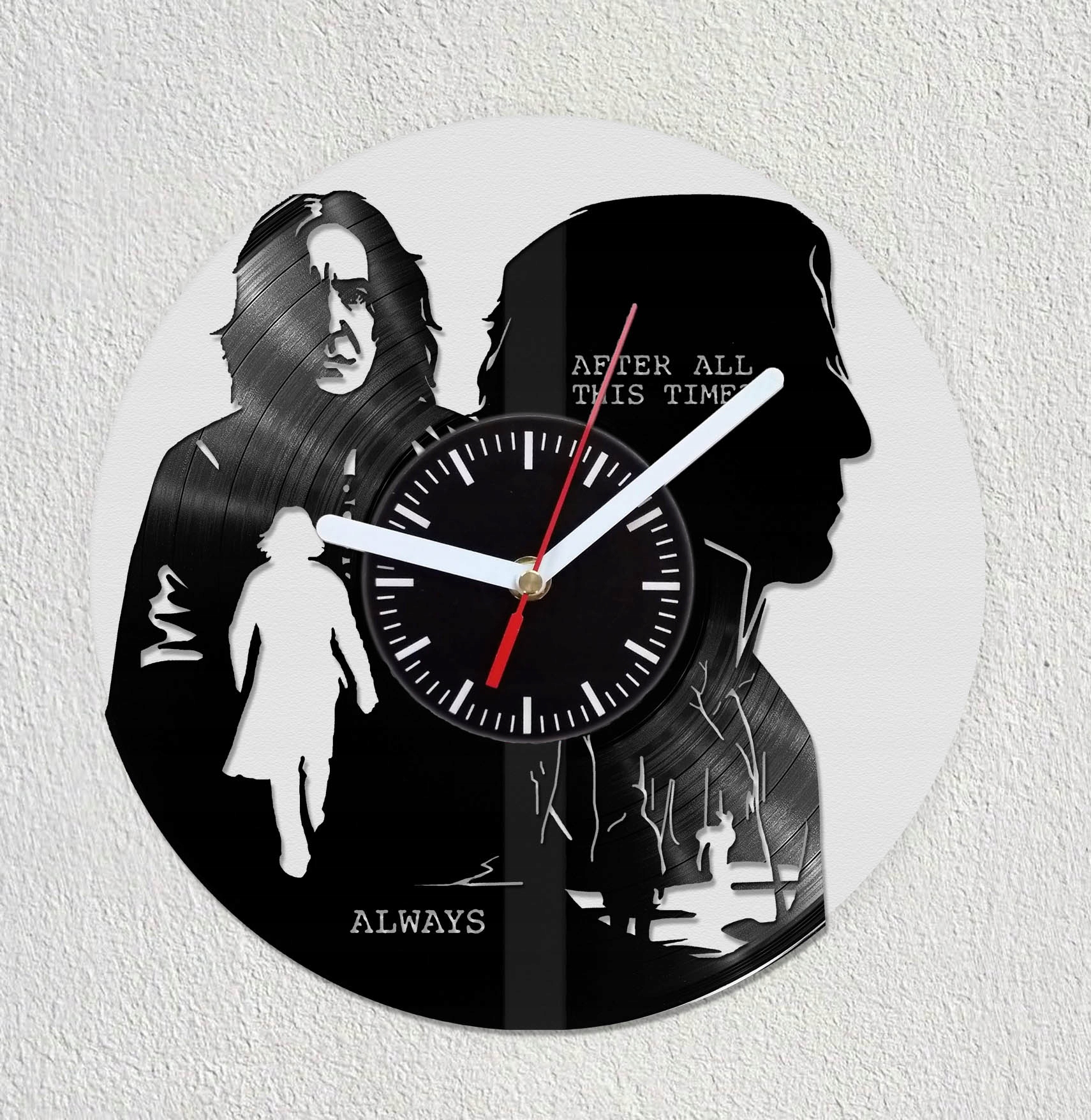 

Zegar z płyty winyl Severus Snape Harry Potter