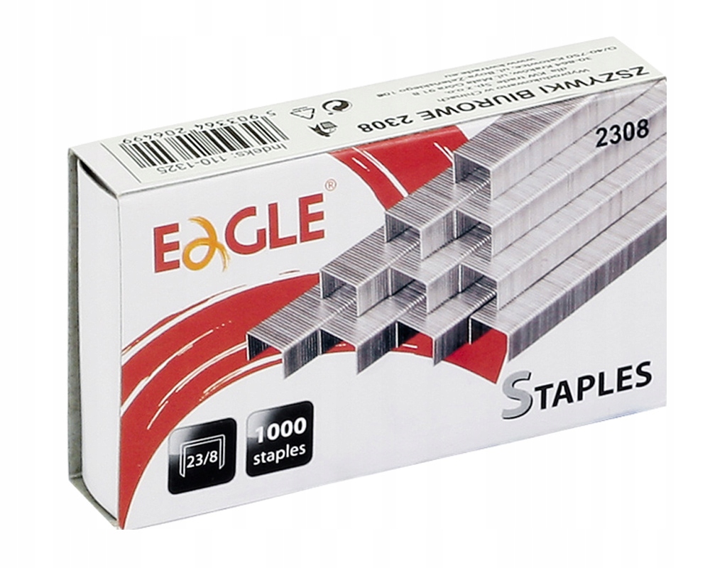 

Zszywki Biurowe 23/8 Eagle Do 50 Kartek Zszywacz