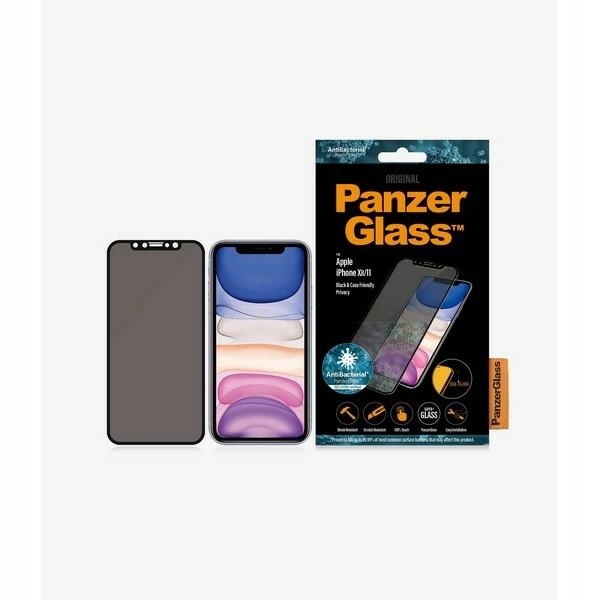PanzerGlass E2E Super+ pro iPhone XR/11Case Friendly Privacy černá/černá