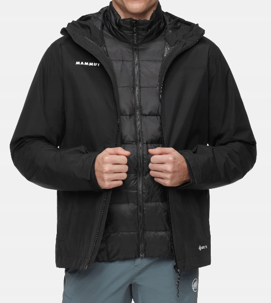 Mammut Treeline 3 in 1 Hs kurtka męska Gore Tex puch naturalny 3 w 1 r. M