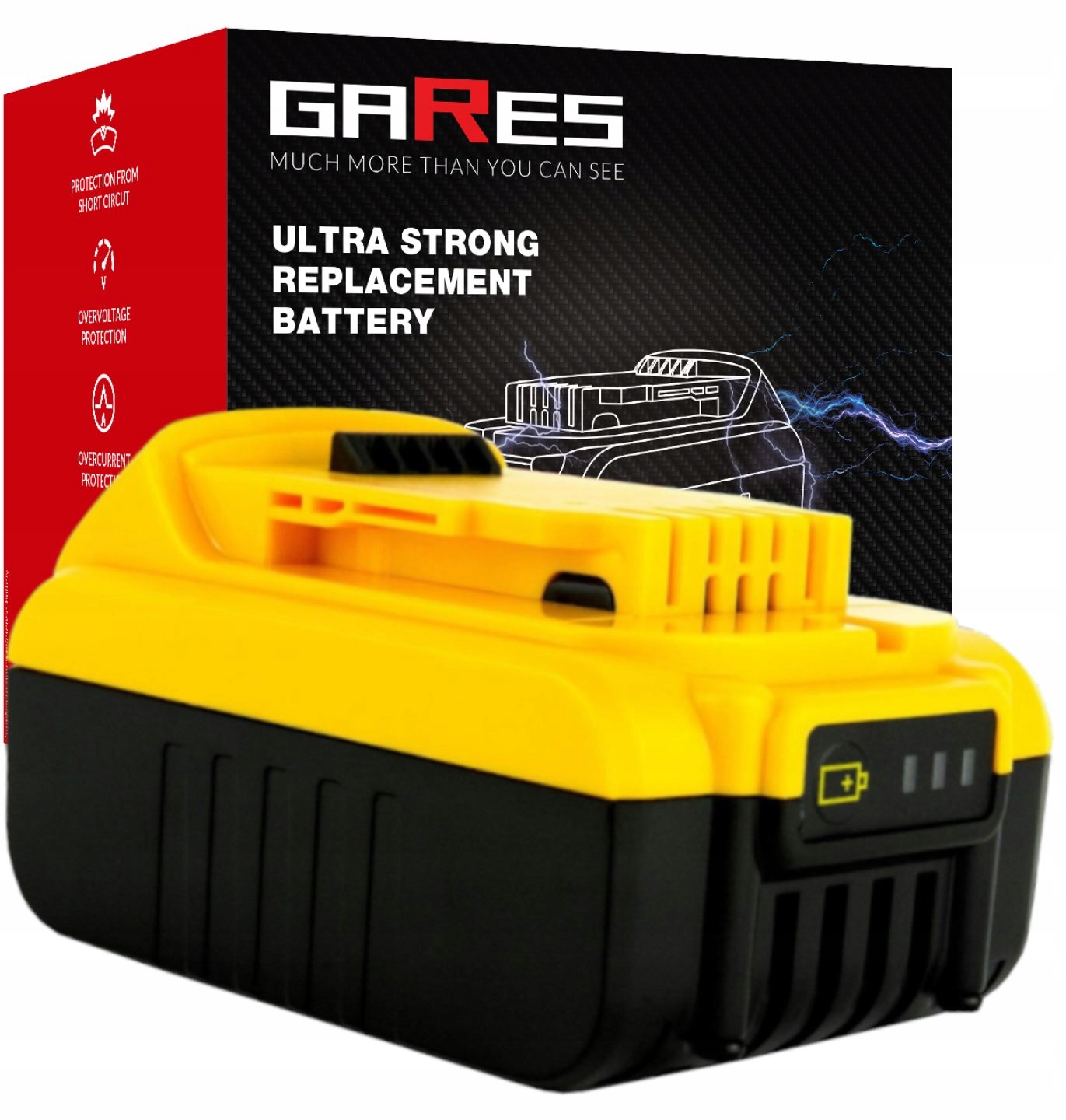 Akumulátor pro Dewalt DCF835 DCD730C Xr 14.4V 5.0Ah 14,4V