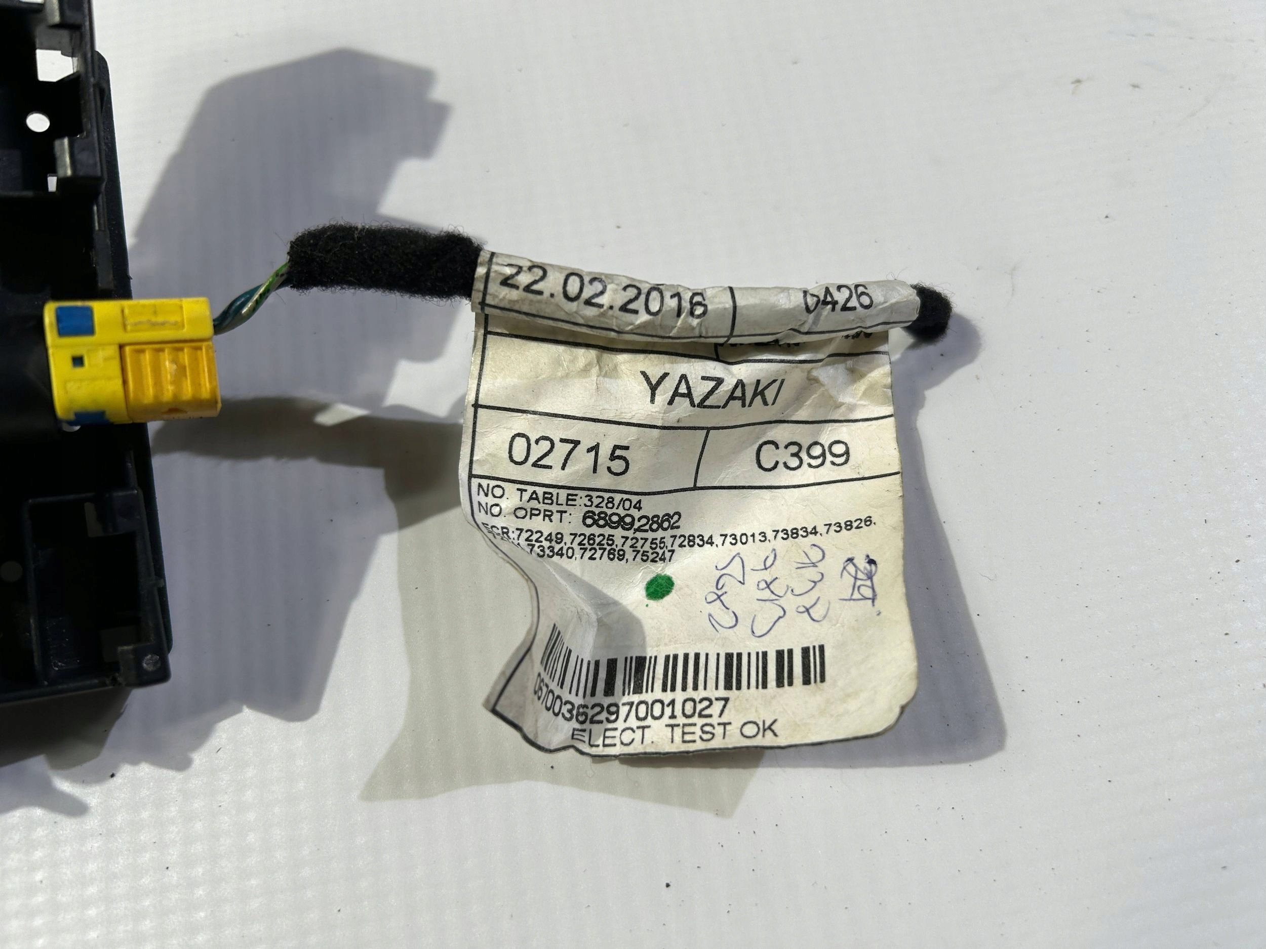 pyrotechnic clamp plus bundle fuses Maserati Ghibli M157 2013