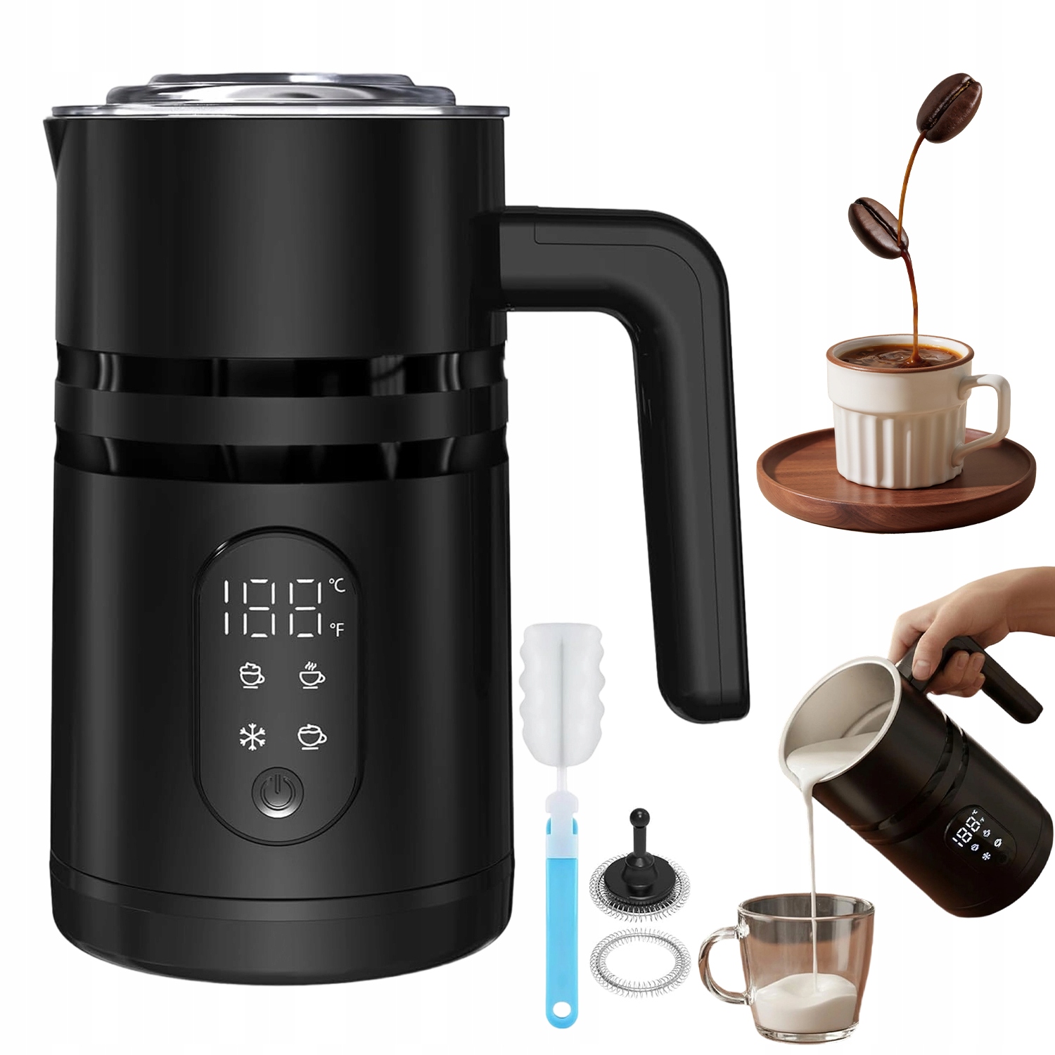 Elektrický Napěňovač Mléka Mini Na Lattea 350 ML