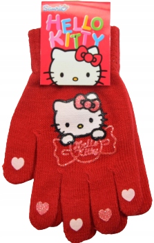 

Rękawiczki dziecięce Hello Kitty Czerw. Serduszka