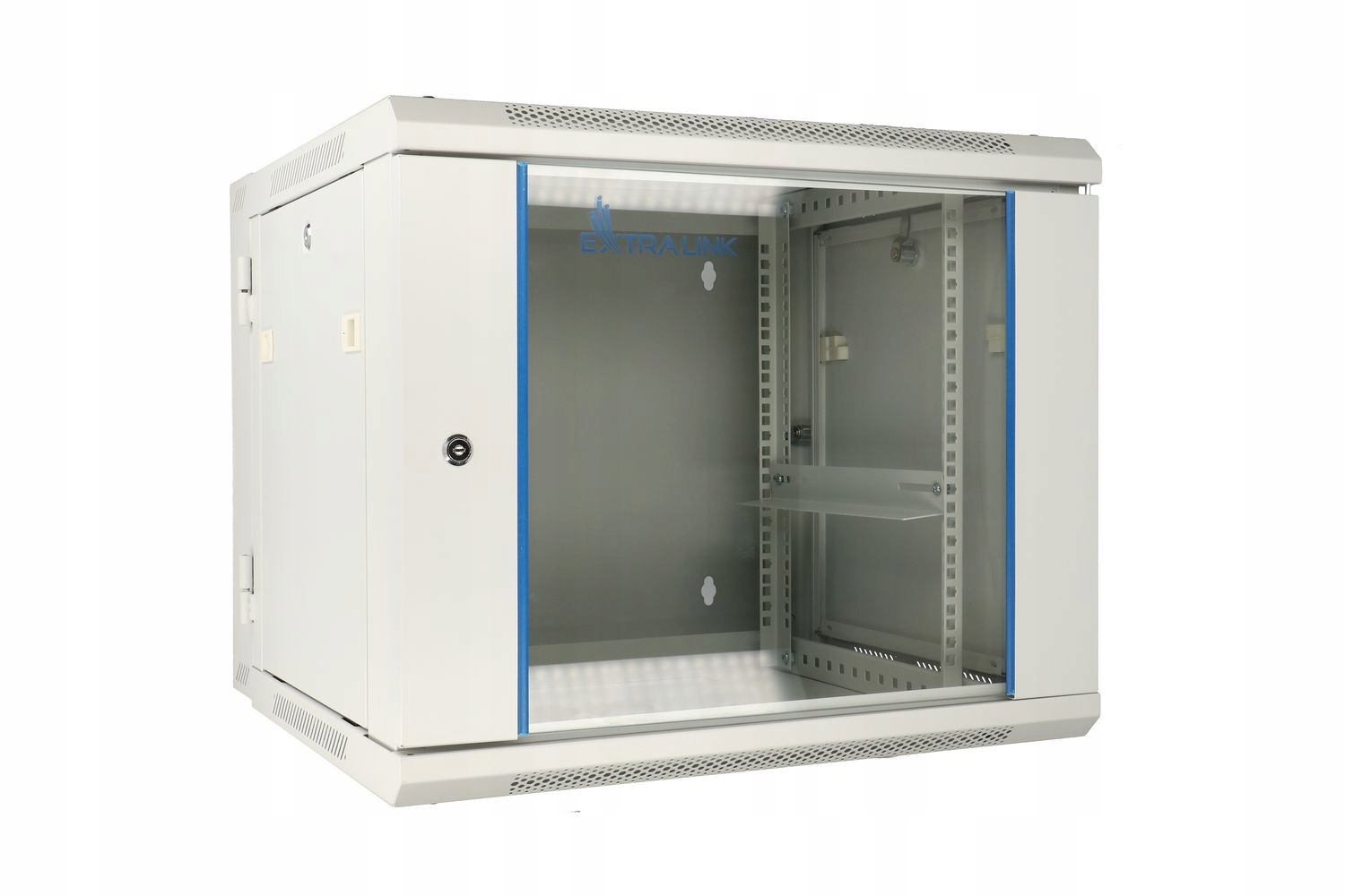 Extralink 12U 600x600 Azh Šedá Skříň s montáží na stěnu,
