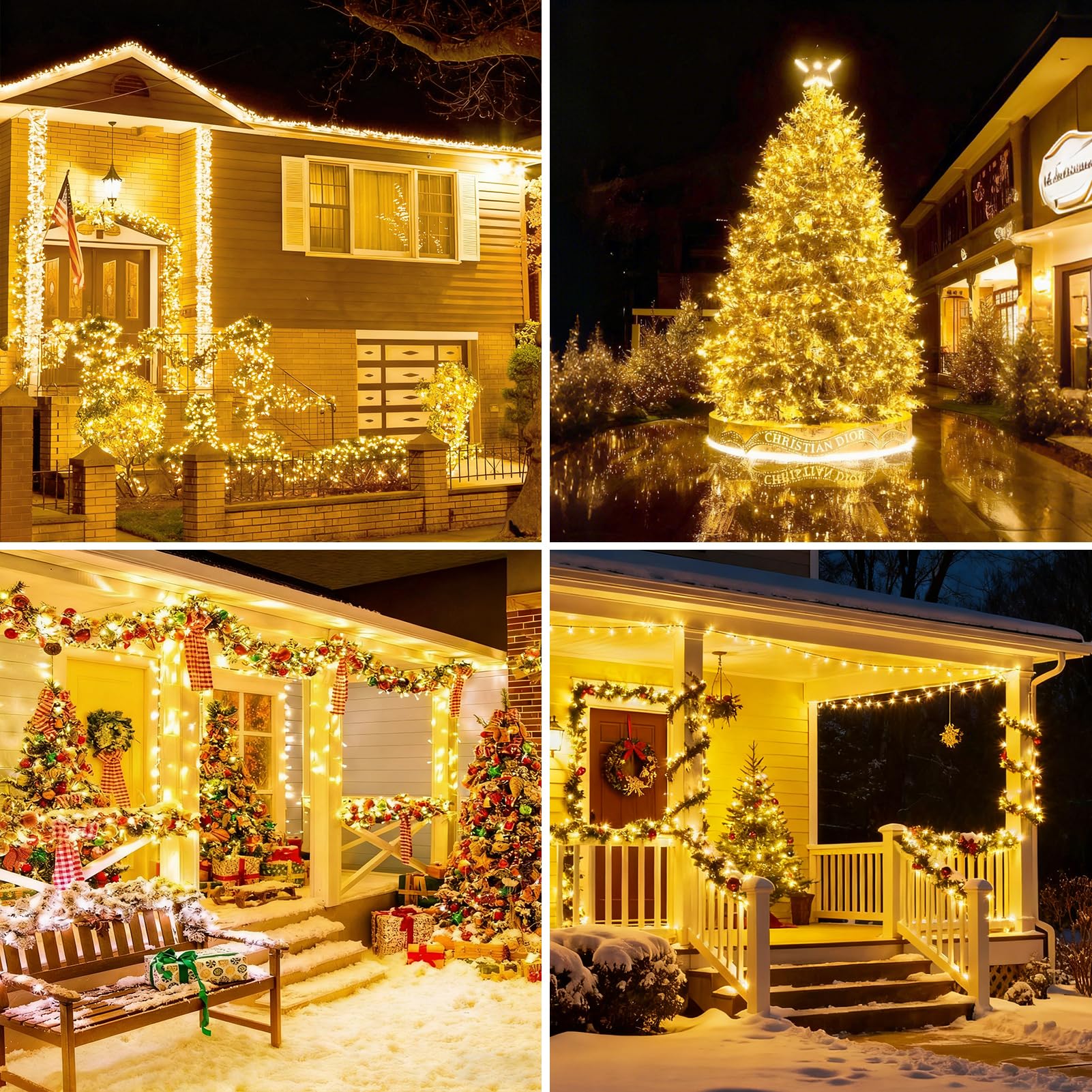 JXLEDAYY 1200 LED Girlanda Zewnętrzna 36M 8 Trybów Pilot Wodoodporna — miniatura 6