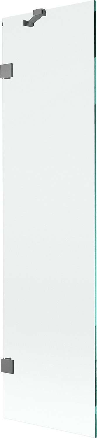 Mexen Lunar sprchový kout 1křídlový 50 x 150 cm, transparentní, gun metal