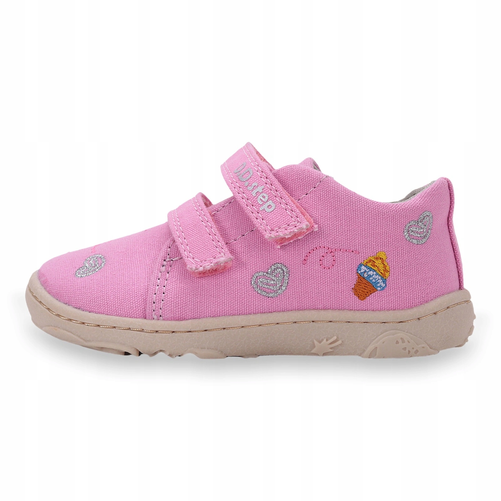 Buty barefoot lekkie dziecięce dziewczęce DD Step Canvas C077 Daisy Pink 22