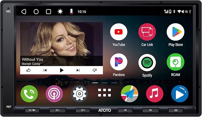Radio samochodowe Atoto A6 Pf 2-DIN Android Auto Pf 7calowy do Volkswagen