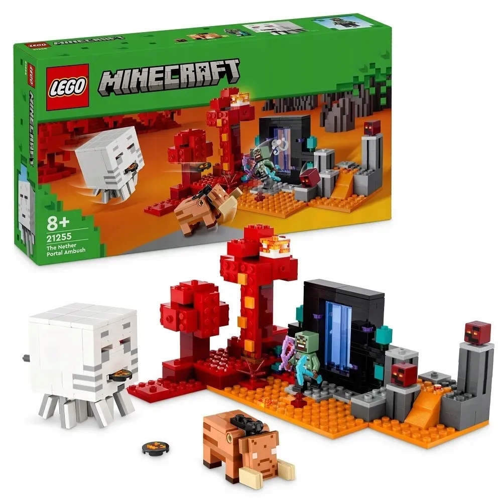 Lego Minecraft 21255 Přepadení v portálu do Netheru