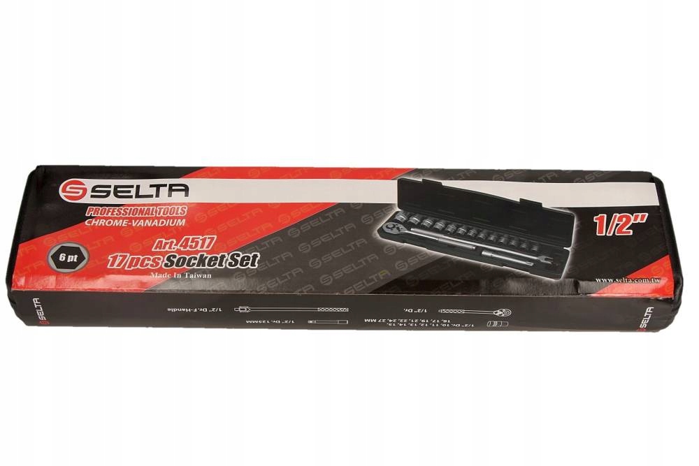 Selta ZESTAW NARZĘDZIOWY 1/2", 17 CZ / SELTA Marka Selta